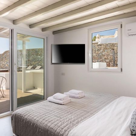 Villa In Mykonos - 6 Bedroom - 1Km From Mykonos Town - Infinity Pool - Sunset View エクステリア 写真