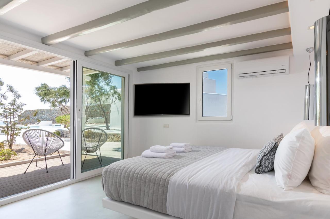 Villa In Mykonos - 6 Bedroom - 1Km From Mykonos Town - Infinity Pool - Sunset View エクステリア 写真